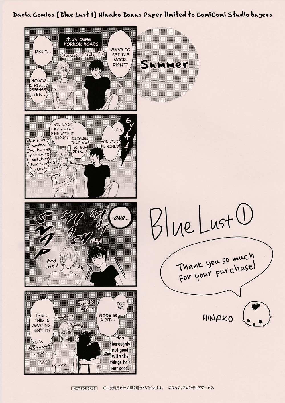Blue Lust Chapter 9.5 page 2 - Chapter 9.5
