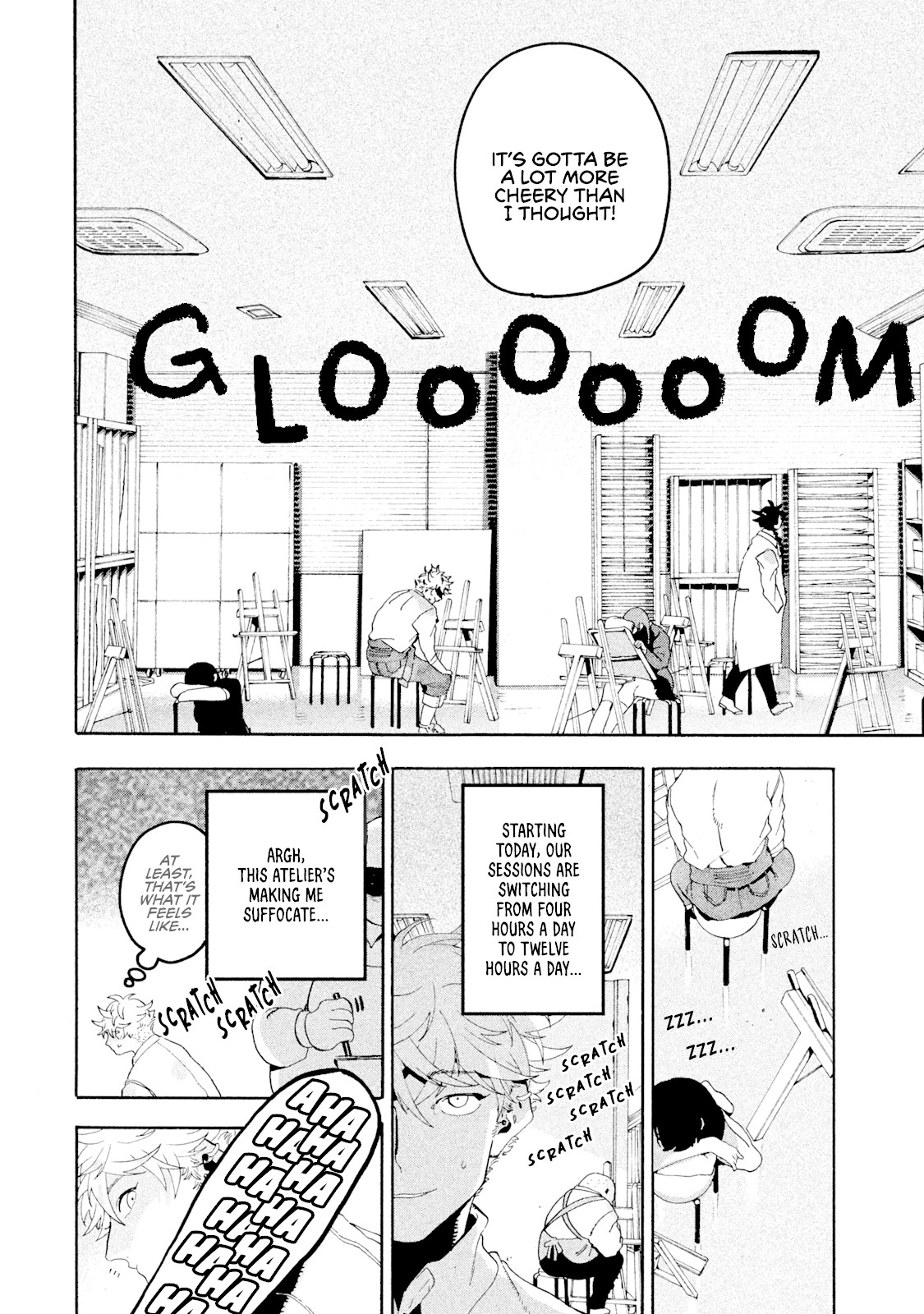 Blue Period. Chapter 13 page 10 - Chapter 13: Ridiculous Stress