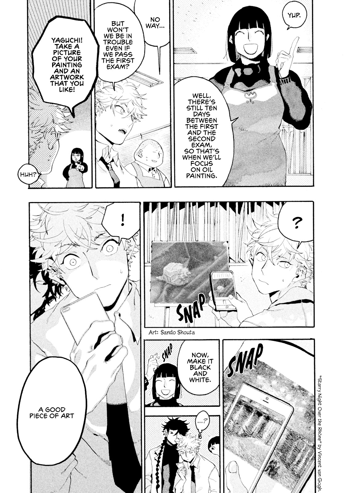 Blue Period. Chapter 13 page 13 - Chapter 13: Ridiculous Stress