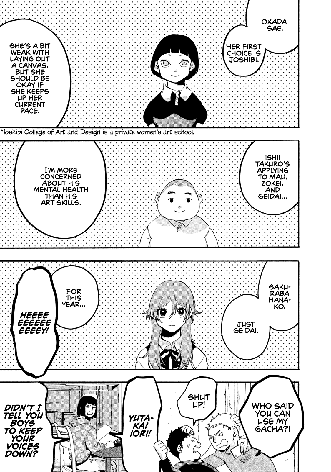 Blue Period. Chapter 14 page 3 - Chapter 14: Ability to Have Fun