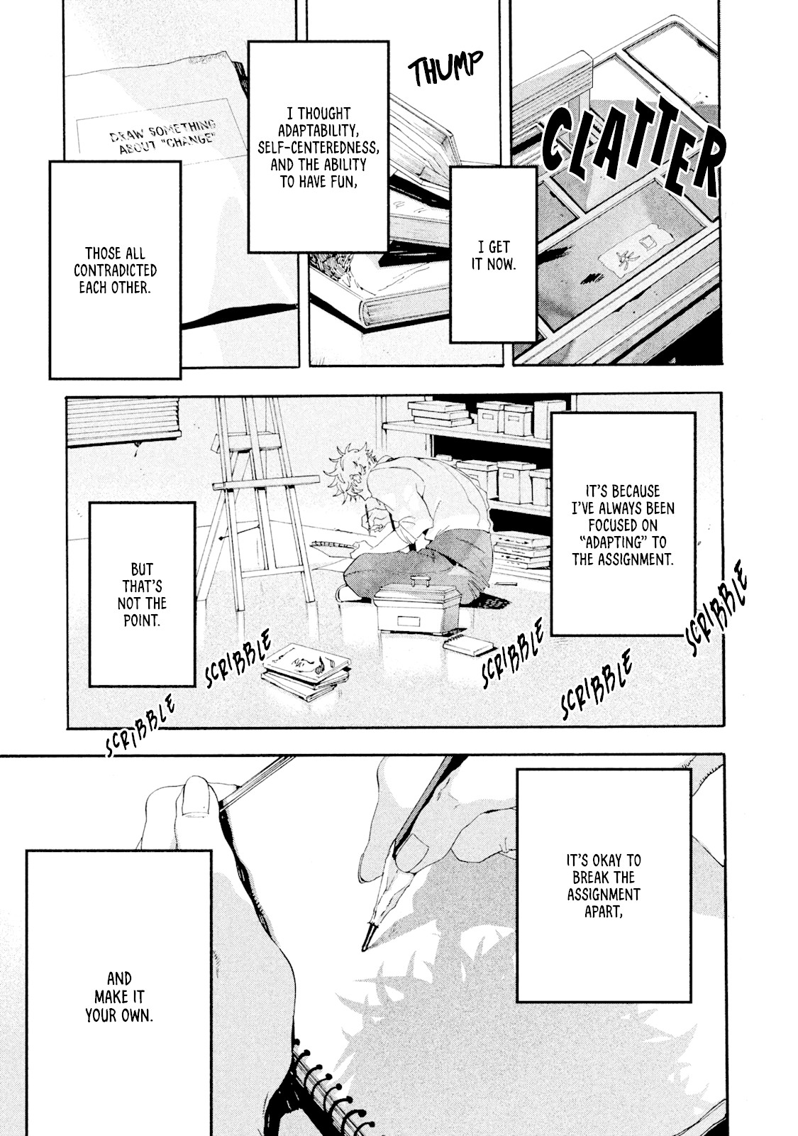 Blue Period. Chapter 15 page 15 - Chapter 15: First Exam Begins