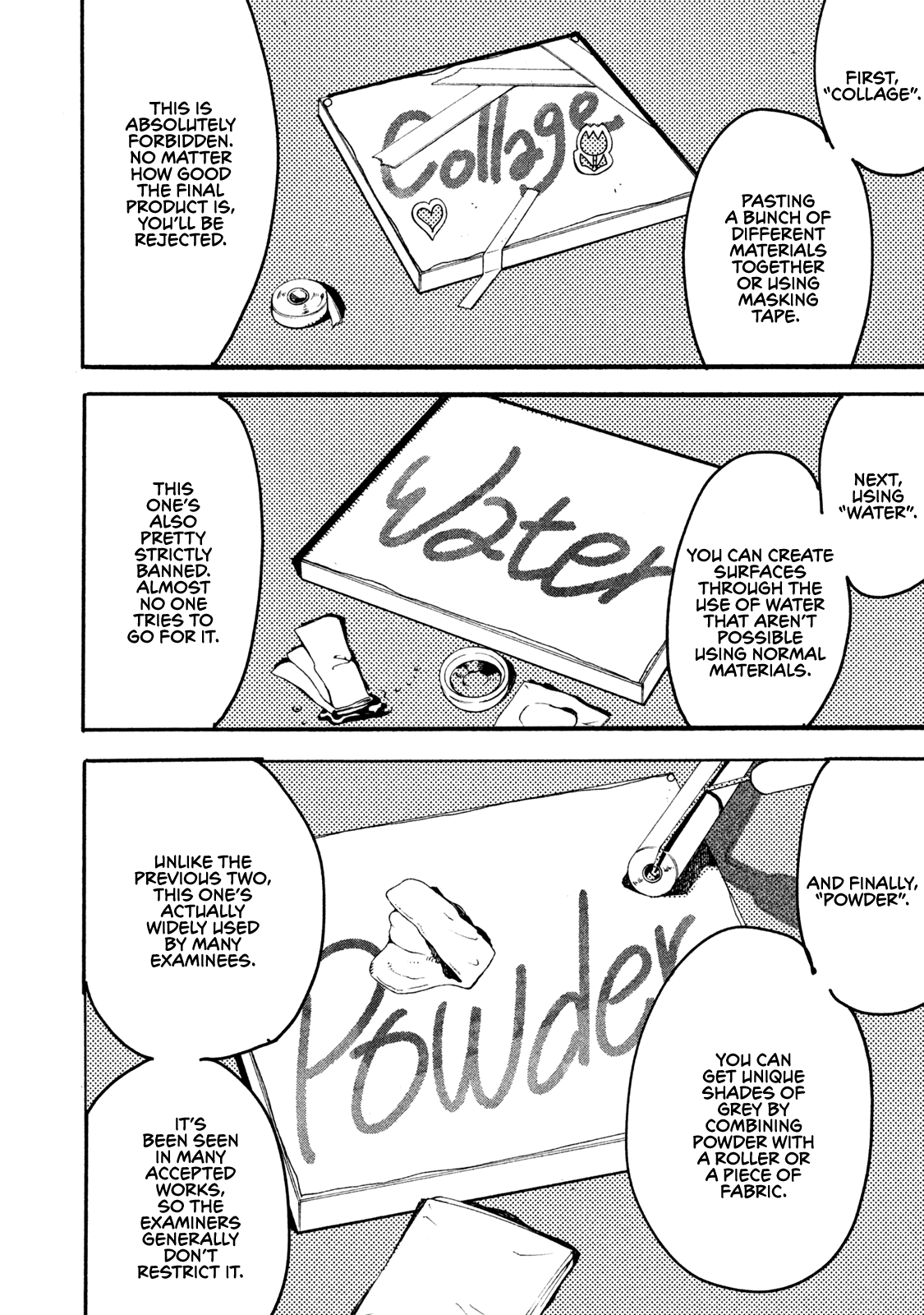 Blue Period. Chapter 15 page 21 - Chapter 15: First Exam Begins