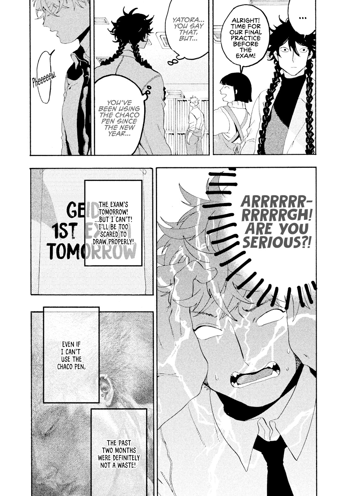 Blue Period. Chapter 15 page 26 - Chapter 15: First Exam Begins