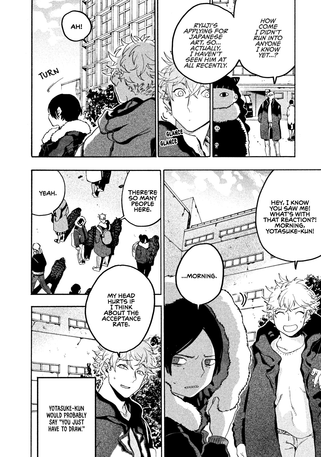Blue Period. Chapter 15 page 36 - Chapter 15: First Exam Begins