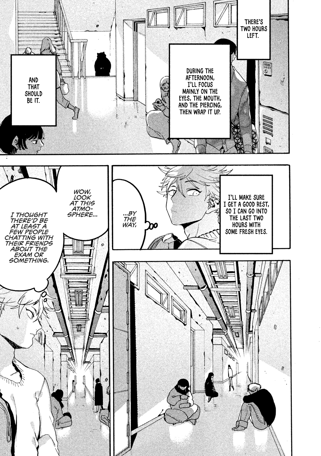Blue Period. Chapter 16 page 28 - Chapter 16: Sweating Hard