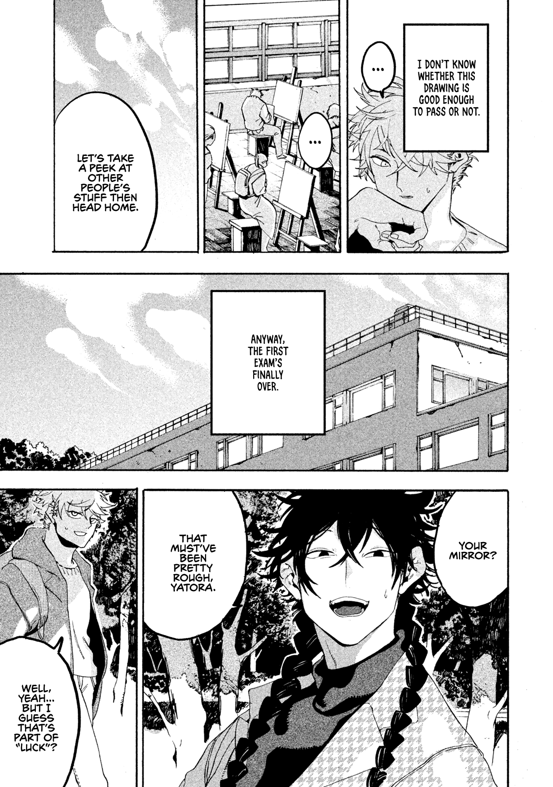 Blue Period. Chapter 16 page 38 - Chapter 16: Sweating Hard