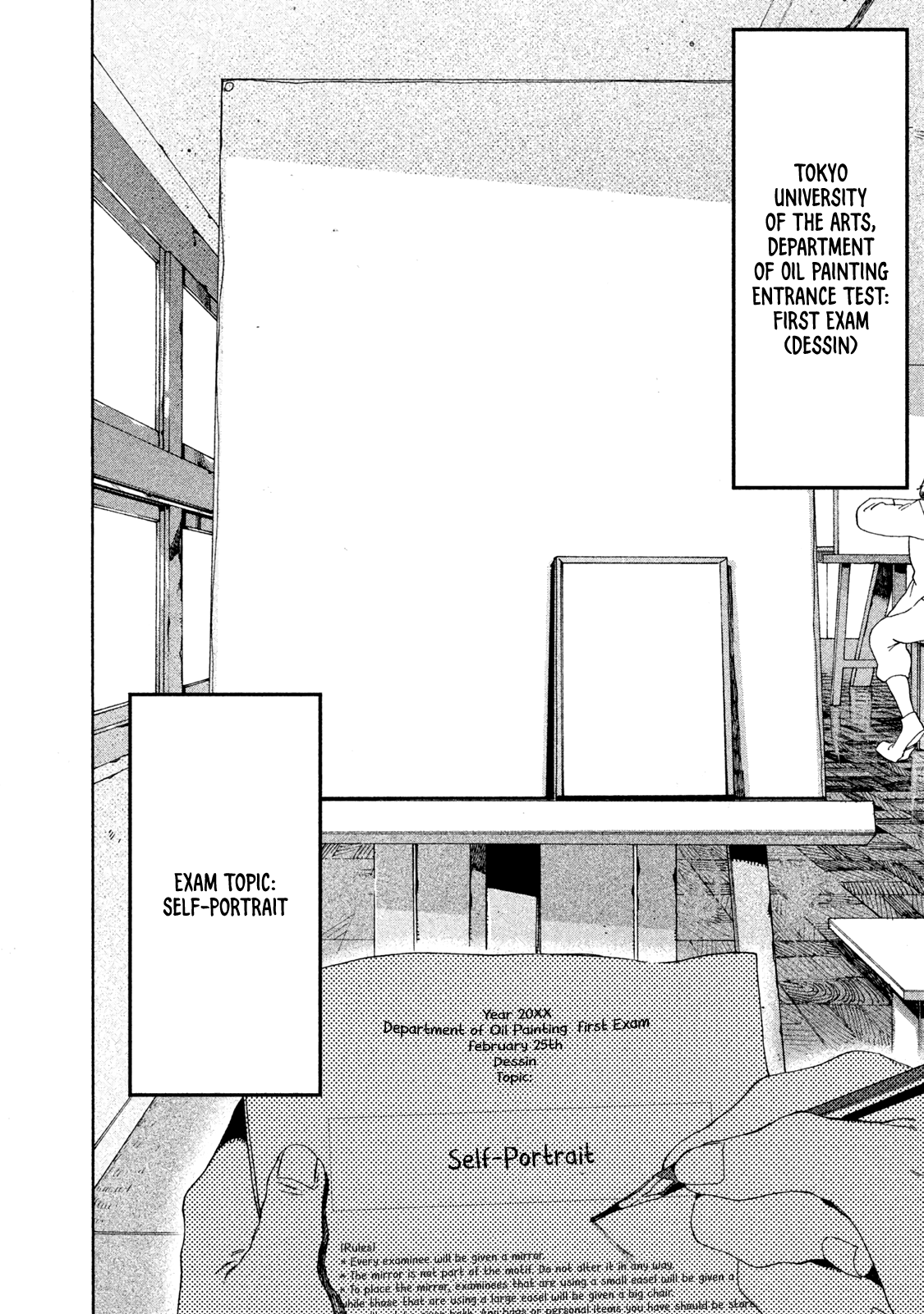 Blue Period. Chapter 16 page 4 - Chapter 16: Sweating Hard