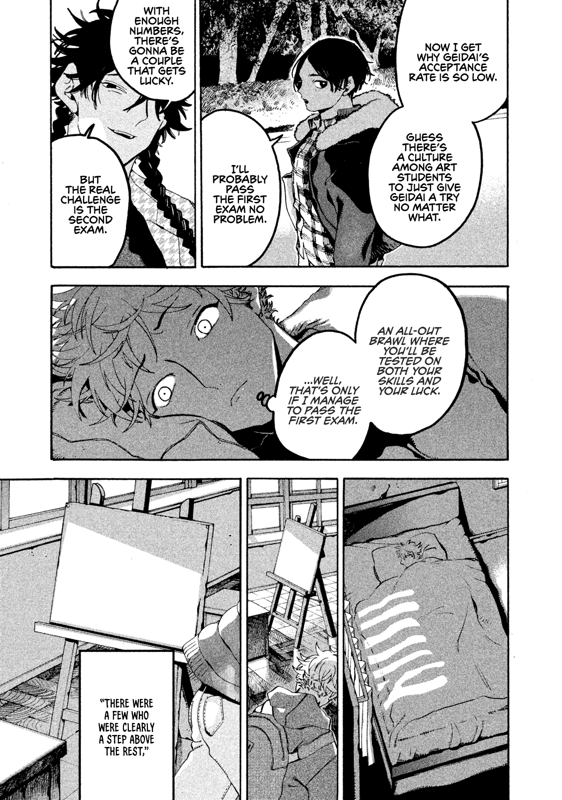 Blue Period. Chapter 16 page 40 - Chapter 16: Sweating Hard