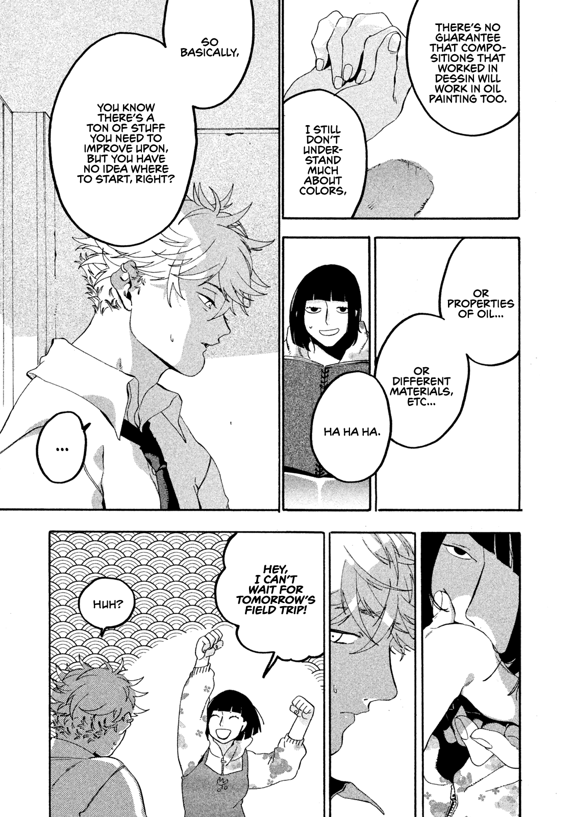 Blue Period. Chapter 17 page 15 - Chapter 17: Such A Freak