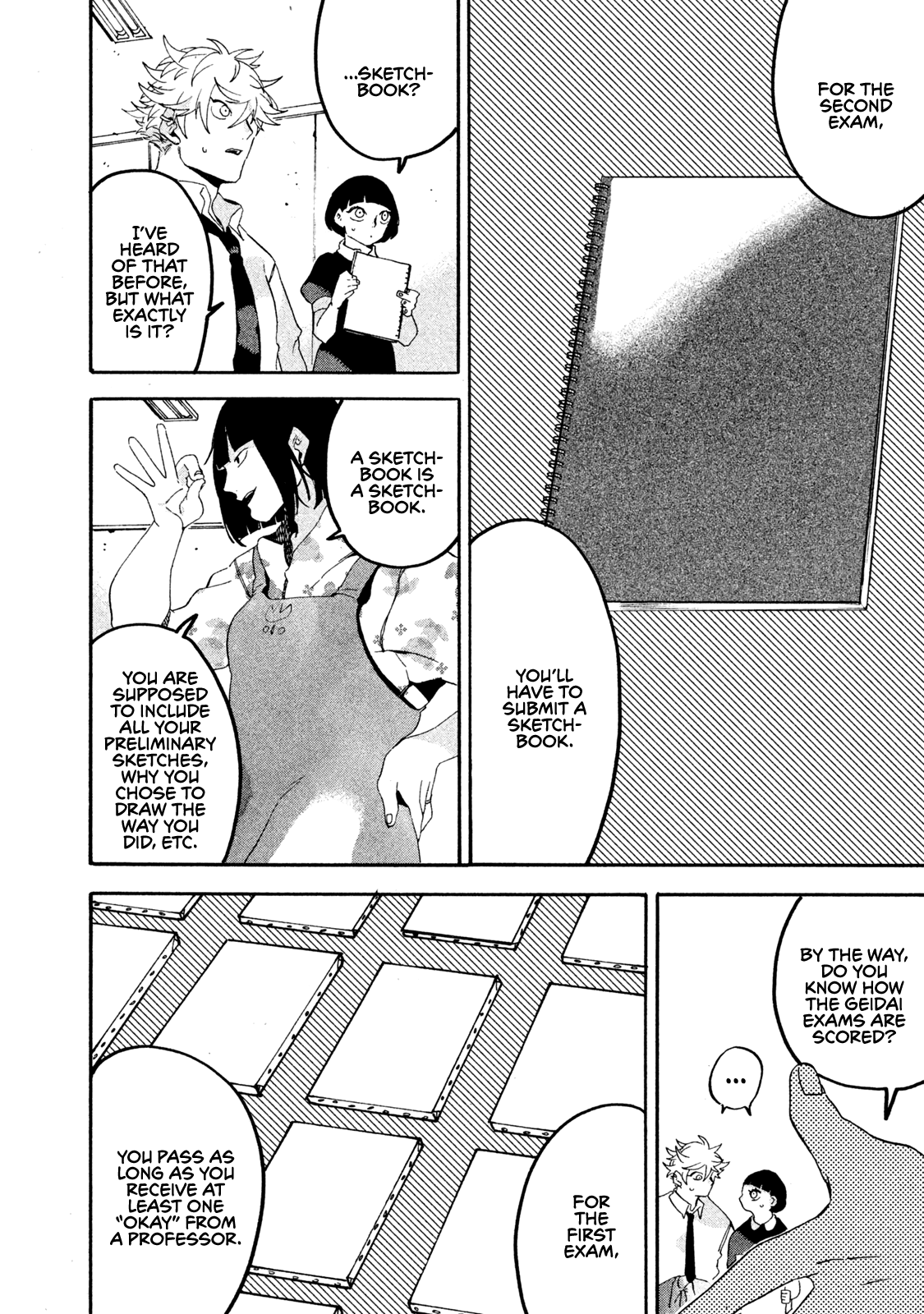 Blue Period. Chapter 17 page 8 - Chapter 17: Such A Freak