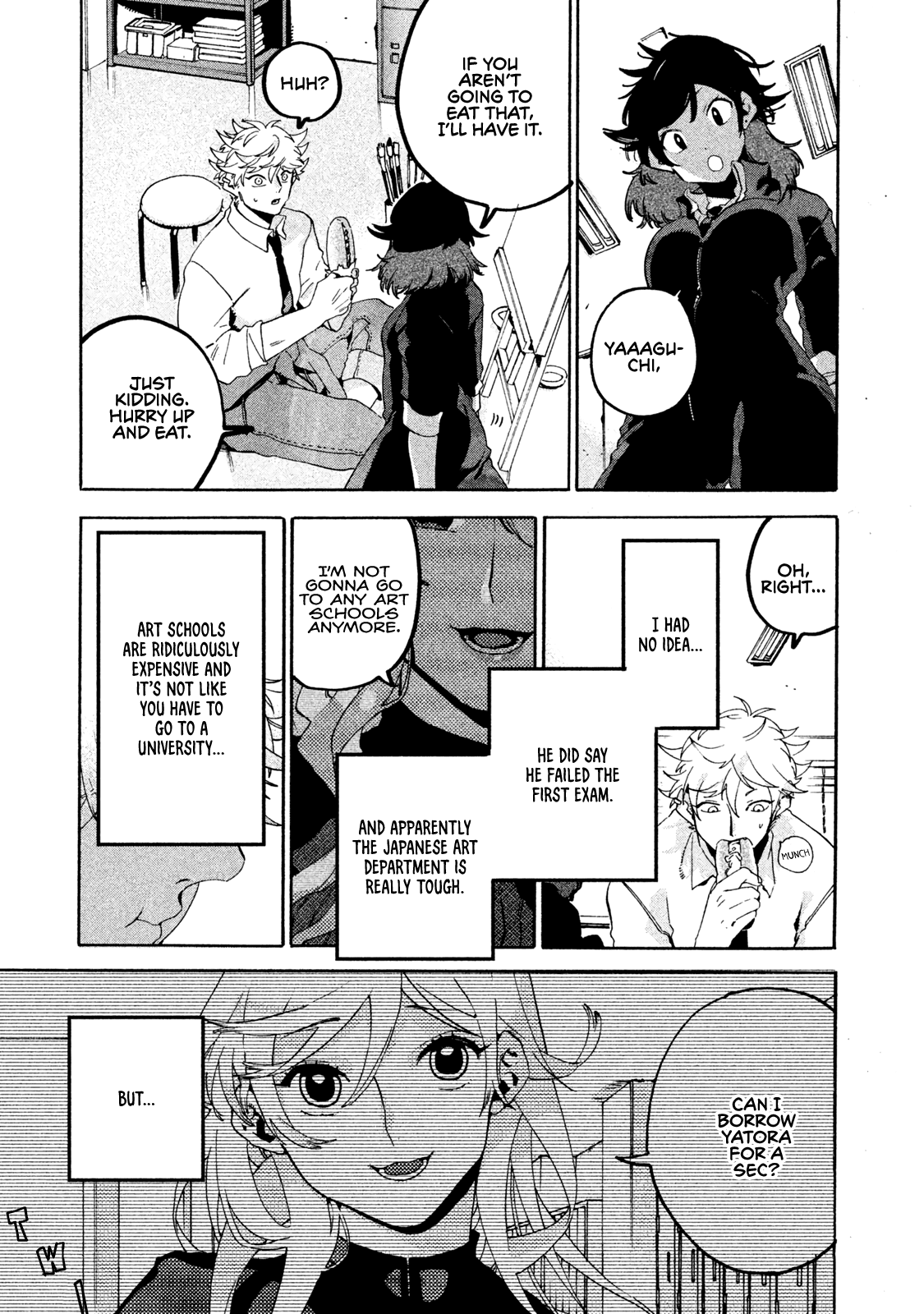 Blue Period. Chapter 18 page 21 - Chapter 18: Wandering Knife