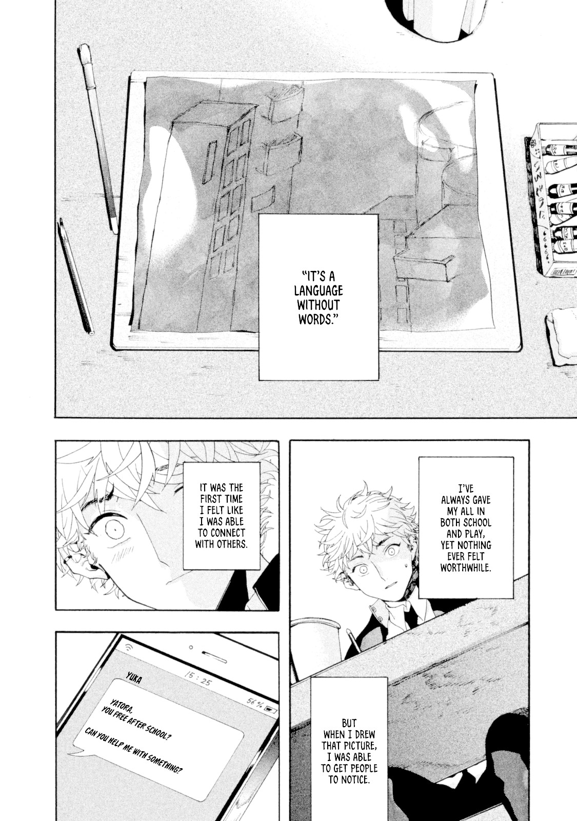 Blue Period. Chapter 2 page 2 - Chapter 2: Efficient Use of Time