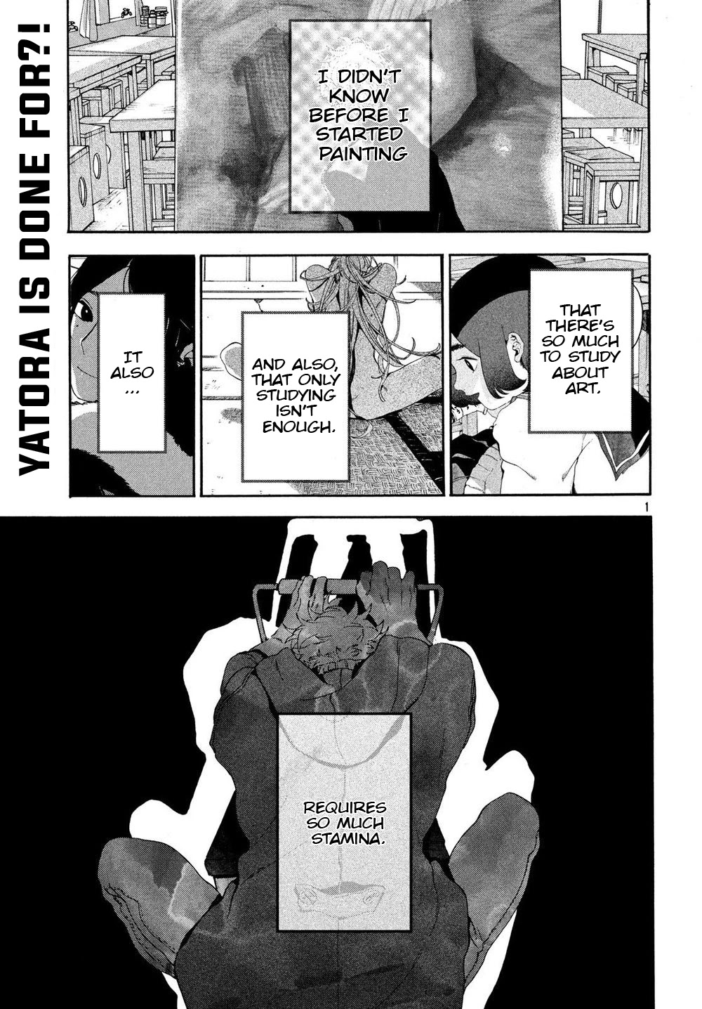 Blue Period. Chapter 22 page 1 - Chapter 22: The Second Exam Begins