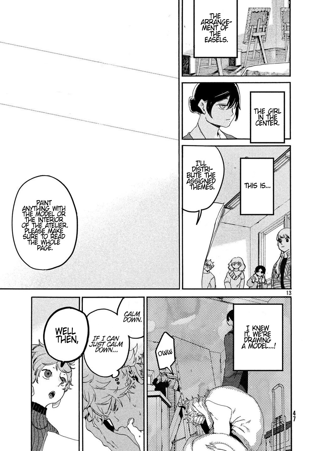 Blue Period. Chapter 22 page 12 - Chapter 22: The Second Exam Begins