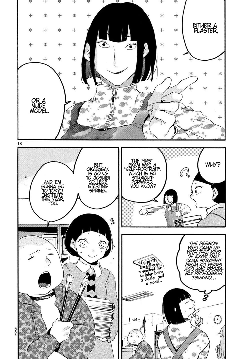 Blue Period. Chapter 22 page 16 - Chapter 22: The Second Exam Begins