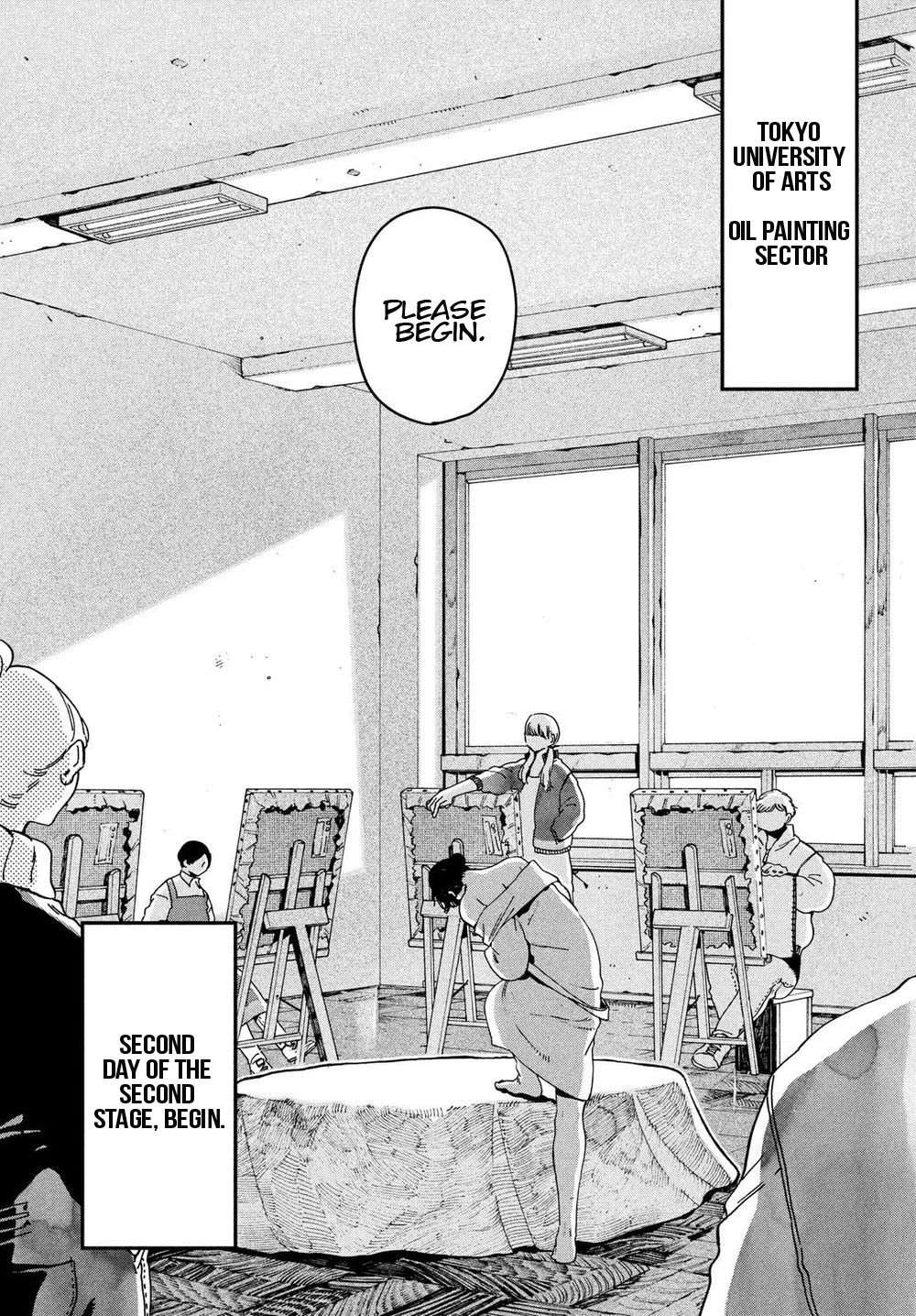 Blue Period. Chapter 23 page 15 - Chapter 23: The Second Exam Begins Here