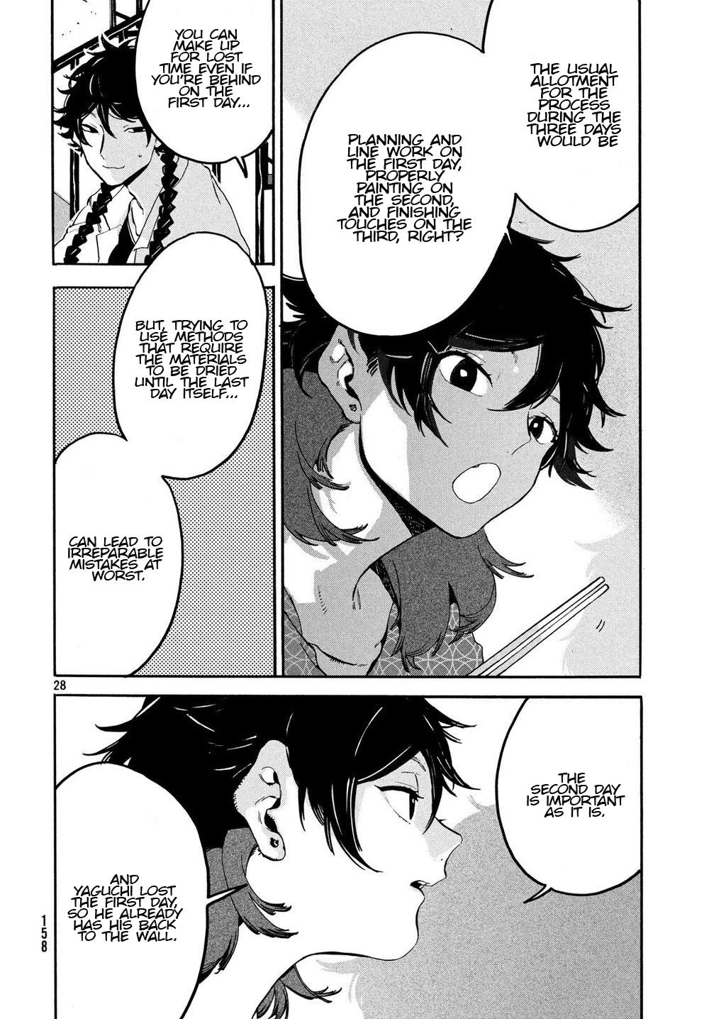 Blue Period. Chapter 23 page 28 - Chapter 23: The Second Exam Begins Here
