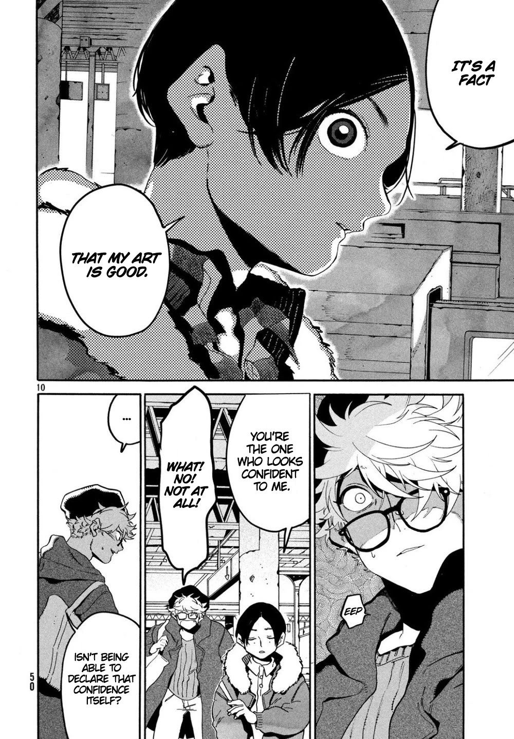 Blue Period. Chapter 24 page 10 - Chapter 24: When I Started to be Dyed in Color