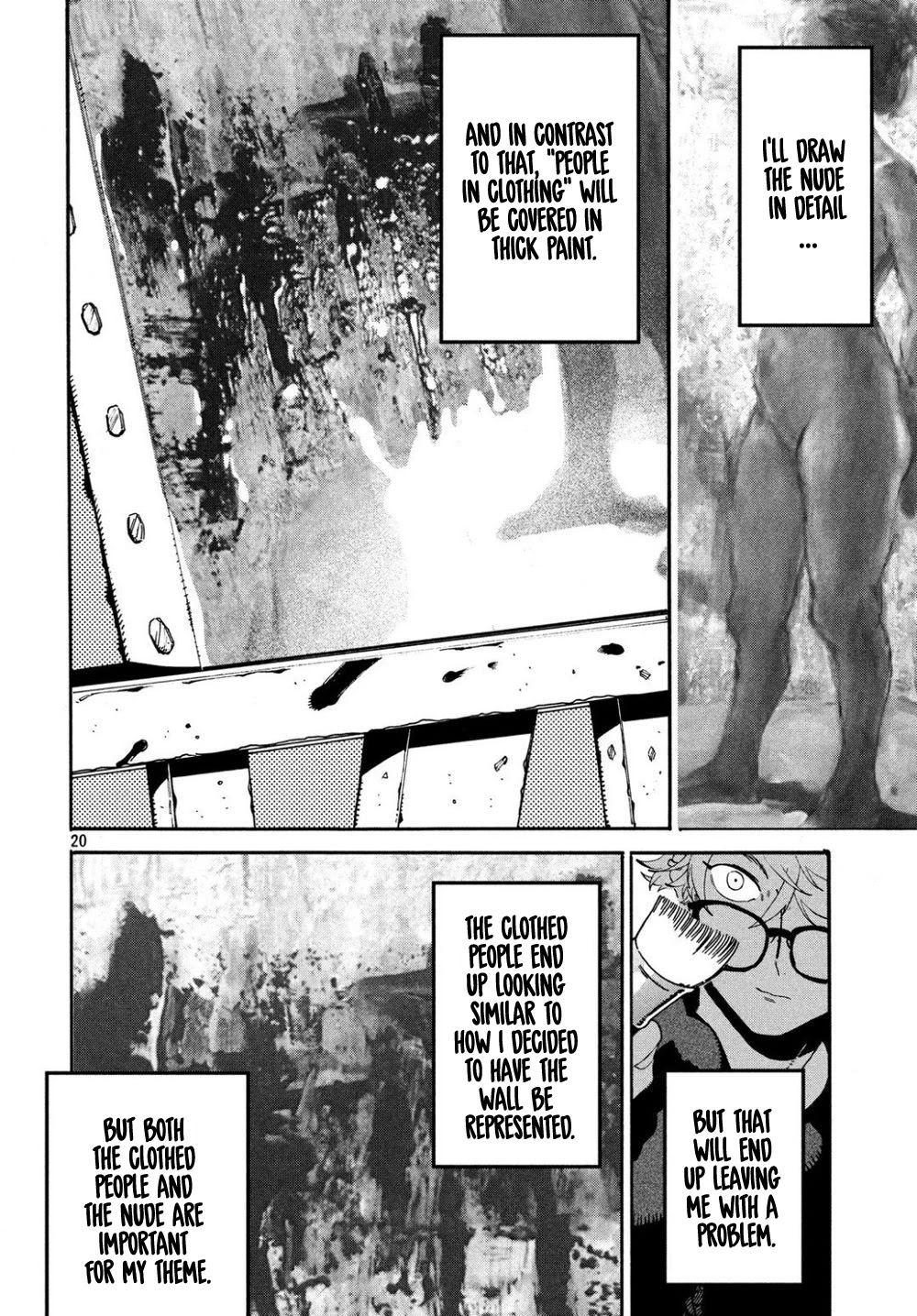 Blue Period. Chapter 24 page 20 - Chapter 24: When I Started to be Dyed in Color