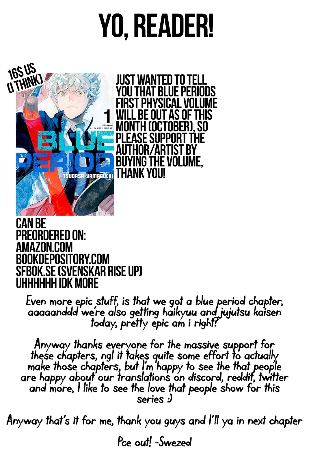 Blue Period. Chapter 24 page 45 - Chapter 24: When I Started to be Dyed in Color