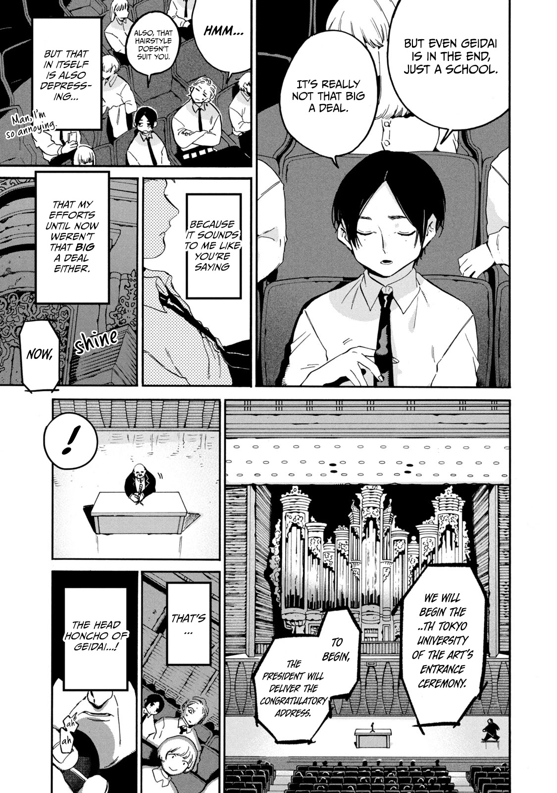 Blue Period. Chapter 26 page 14 - Chapter 26: Geidai Life Day One