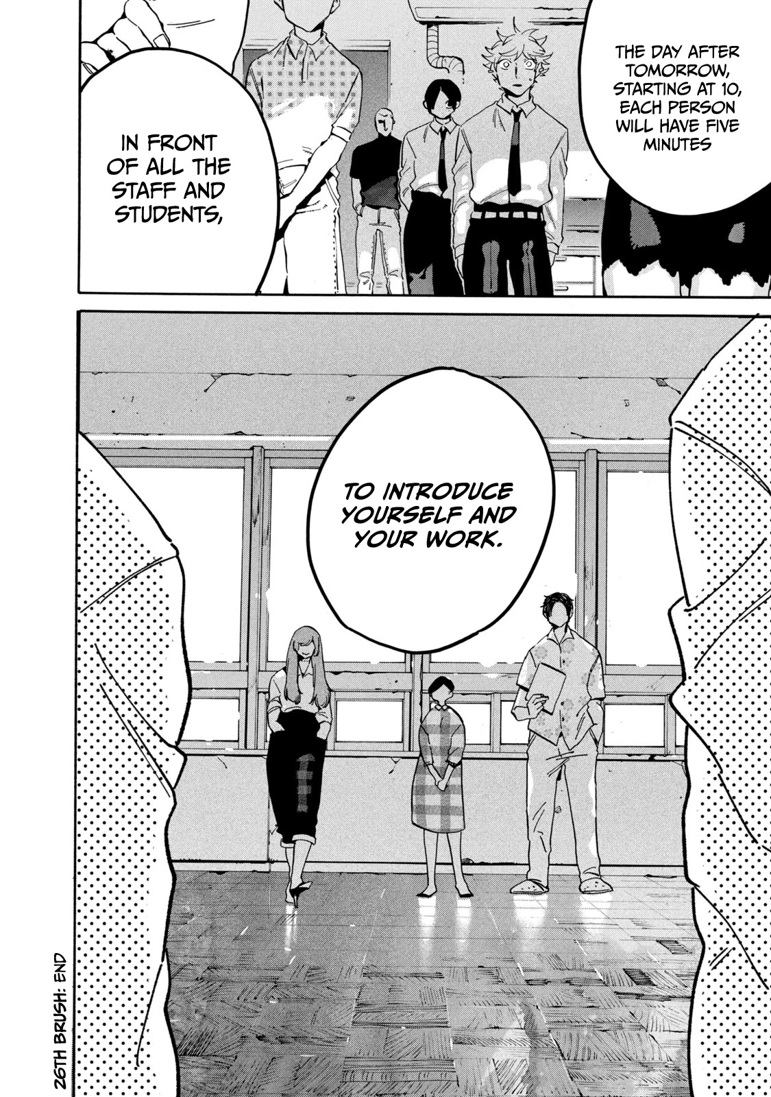 Blue Period. Chapter 26 page 38 - Chapter 26: Geidai Life Day One