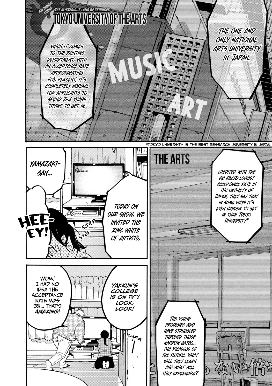 Blue Period. Chapter 26 page 5 - Chapter 26: Geidai Life Day One
