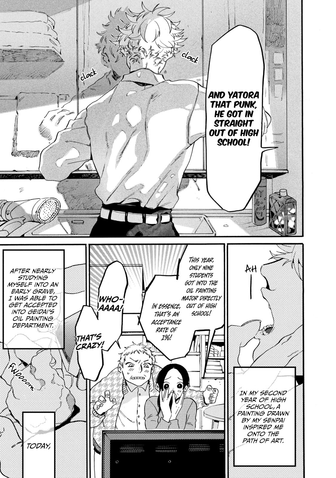 Blue Period. Chapter 26 page 6 - Chapter 26: Geidai Life Day One
