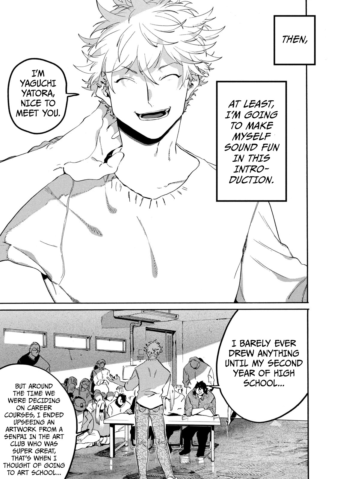 Blue Period. Chapter 27 page 34 - Chapter 27: Baptism