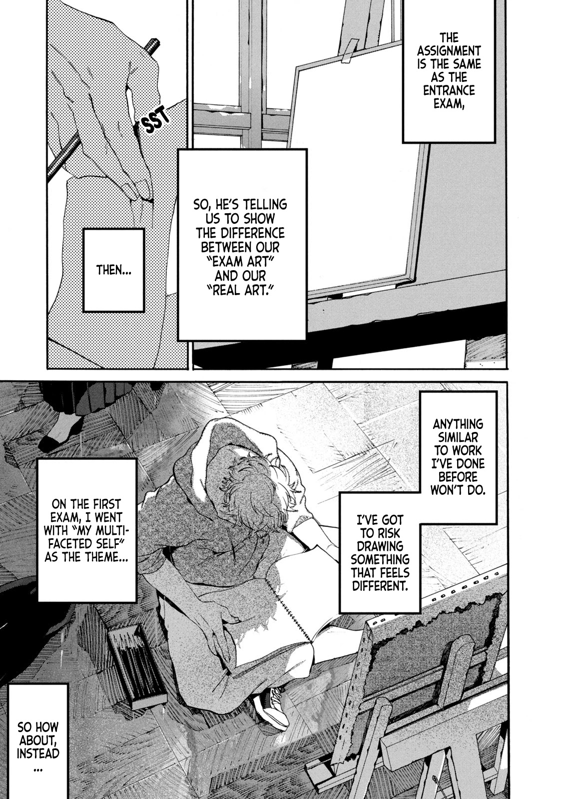 Blue Period. Chapter 28 page 13 - Chapter 28: Crash