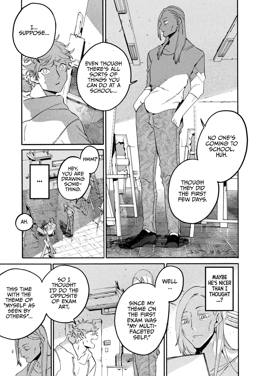Blue Period. Chapter 28 page 19 - Chapter 28: Crash