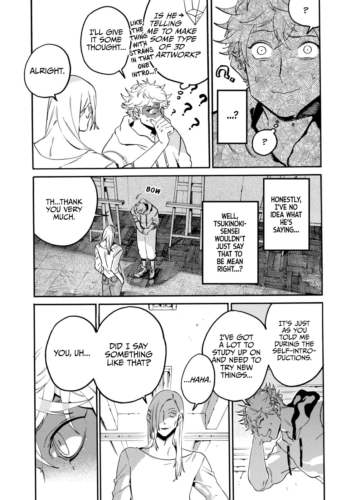 Blue Period. Chapter 28 page 22 - Chapter 28: Crash