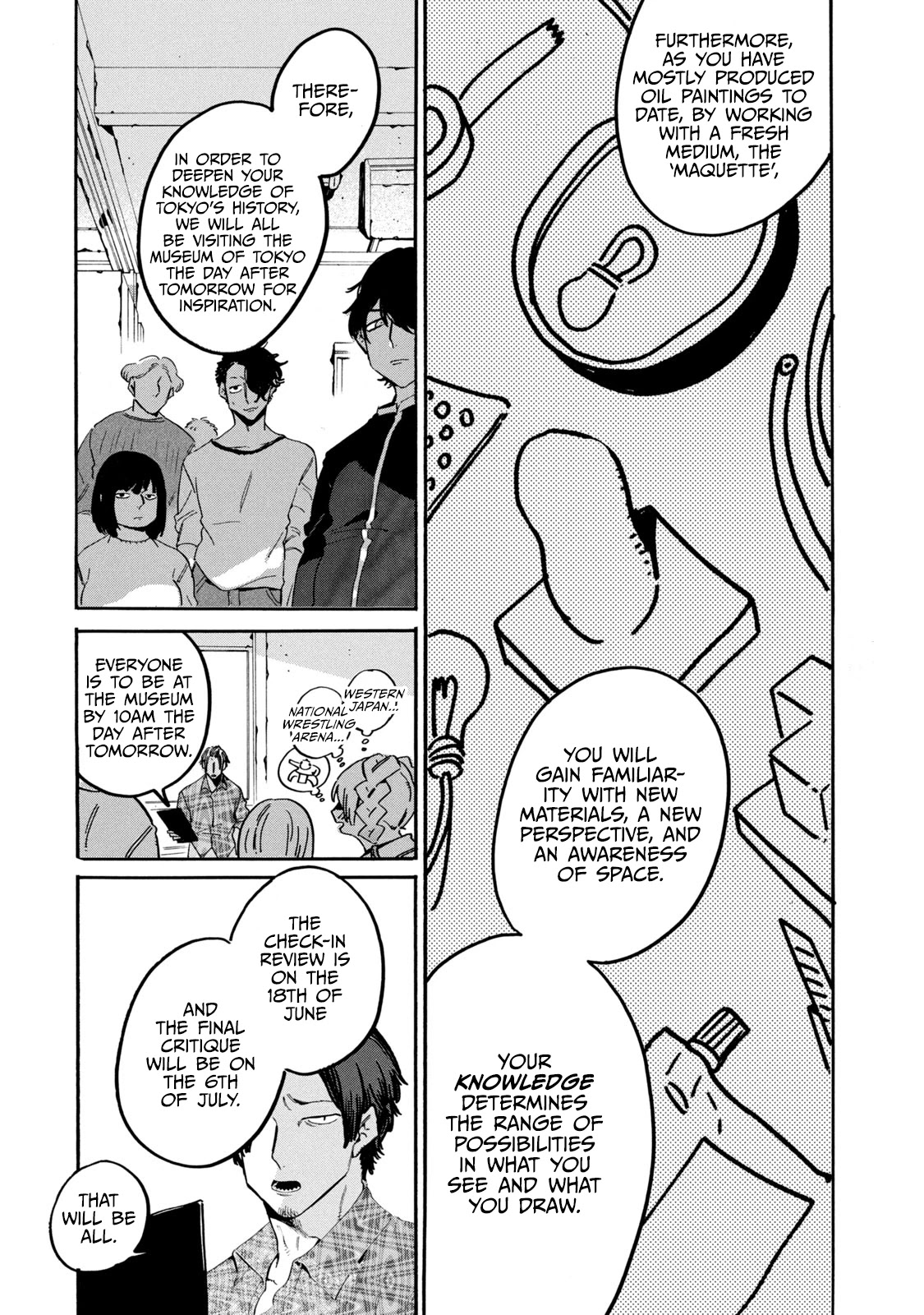 Blue Period. Chapter 29 page 15 - Chapter 29: I don't have any, do I...?