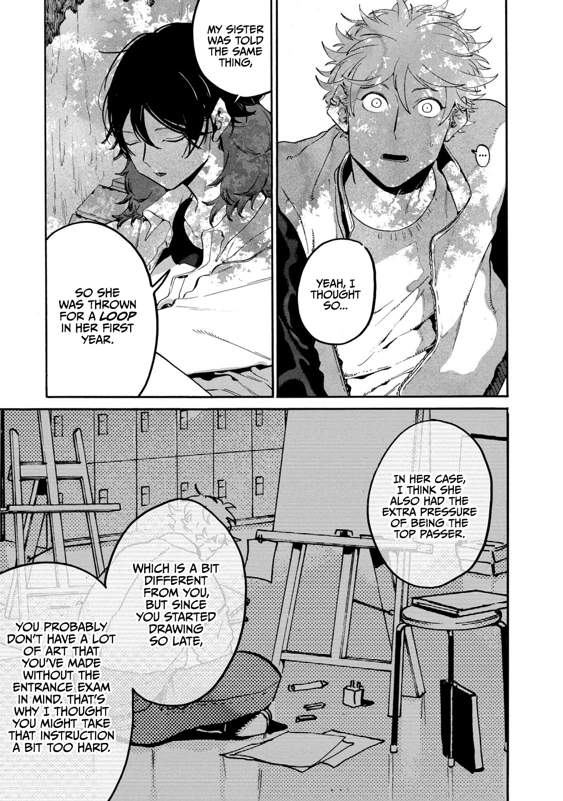 Blue Period. Chapter 29 page 27 - Chapter 29: I don't have any, do I...?
