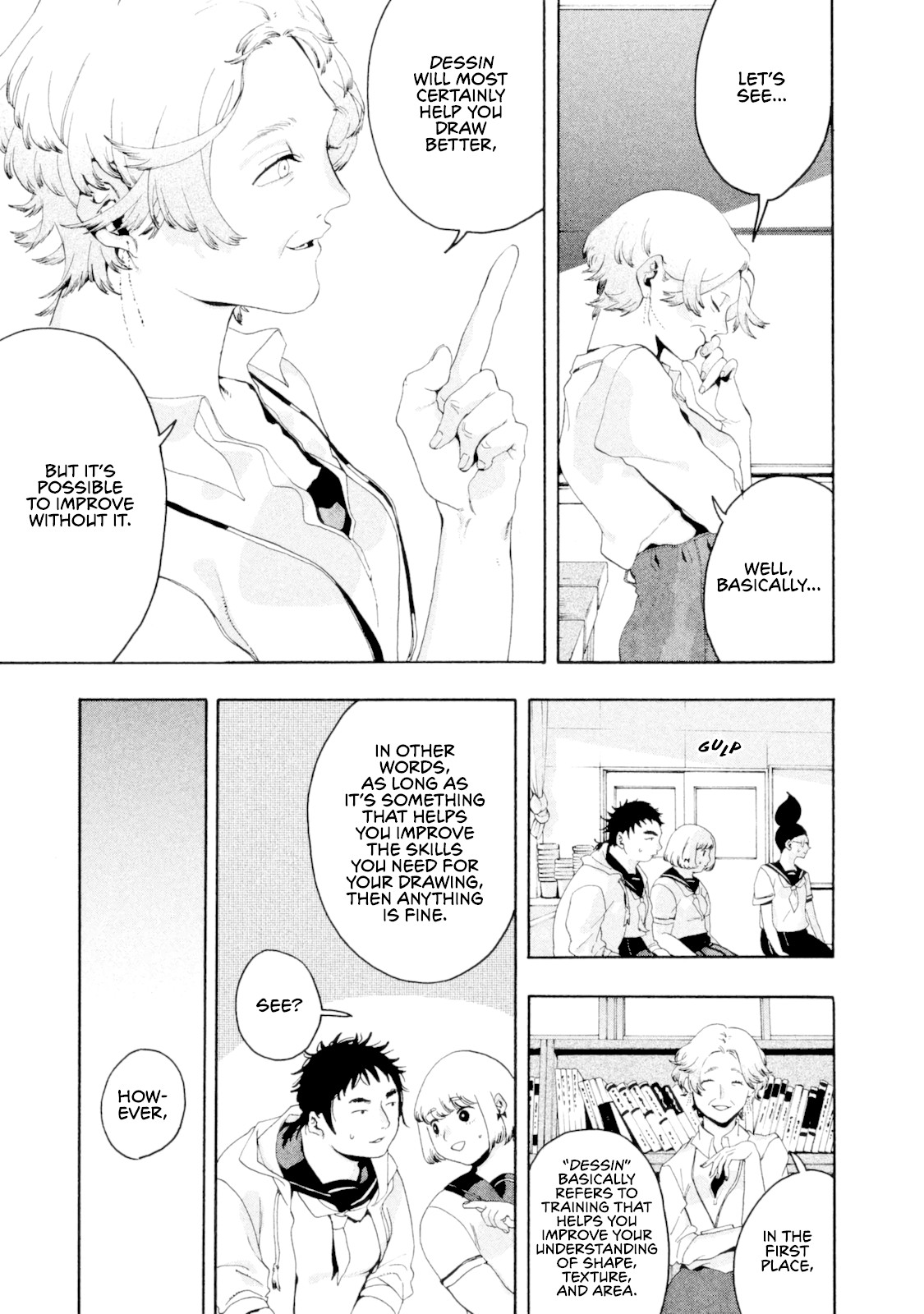 Blue Period. Chapter 3 page 11 - Chapter 3: Didn't Get Tanned in the Slightest