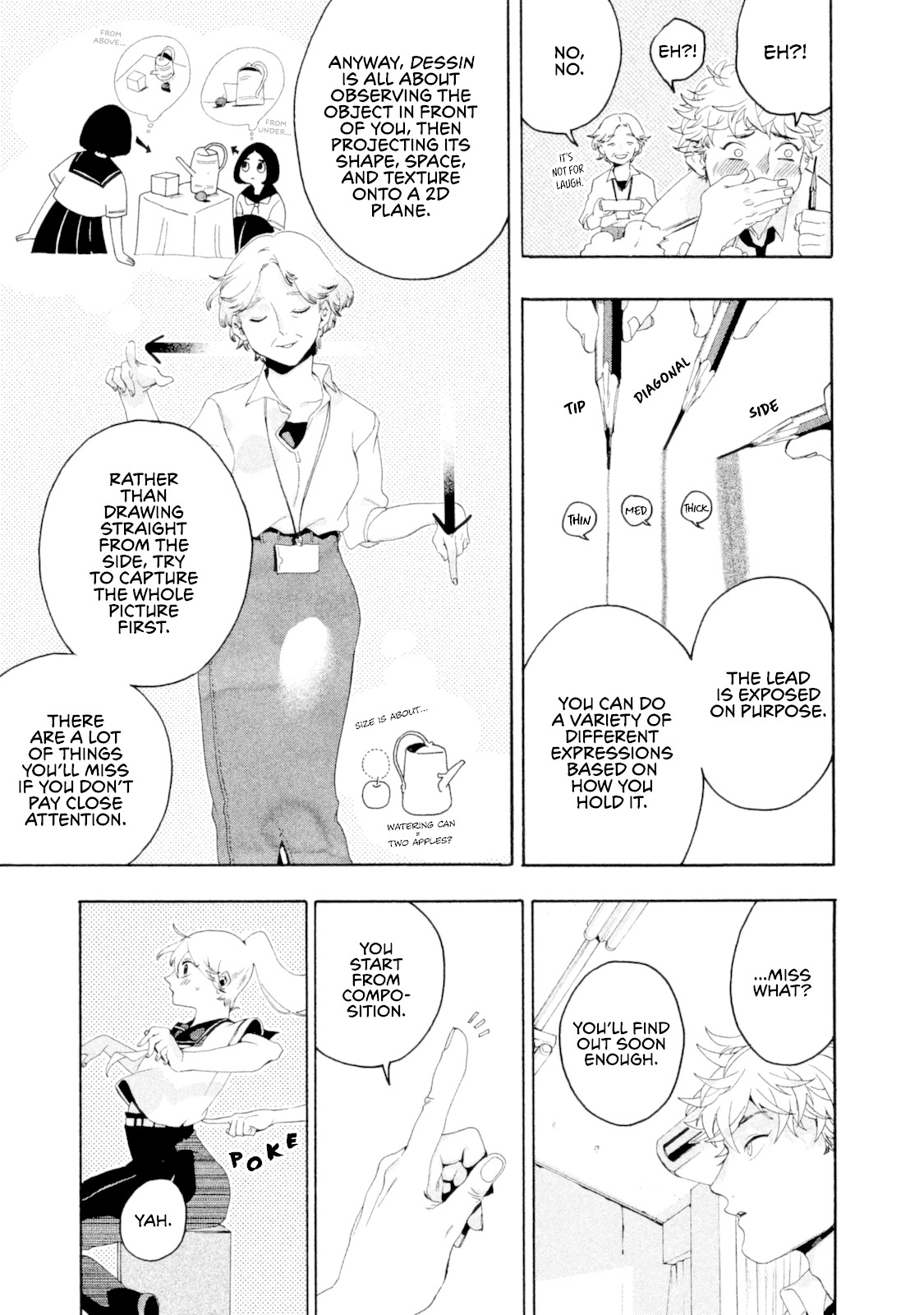 Blue Period. Chapter 3 page 15 - Chapter 3: Didn't Get Tanned in the Slightest