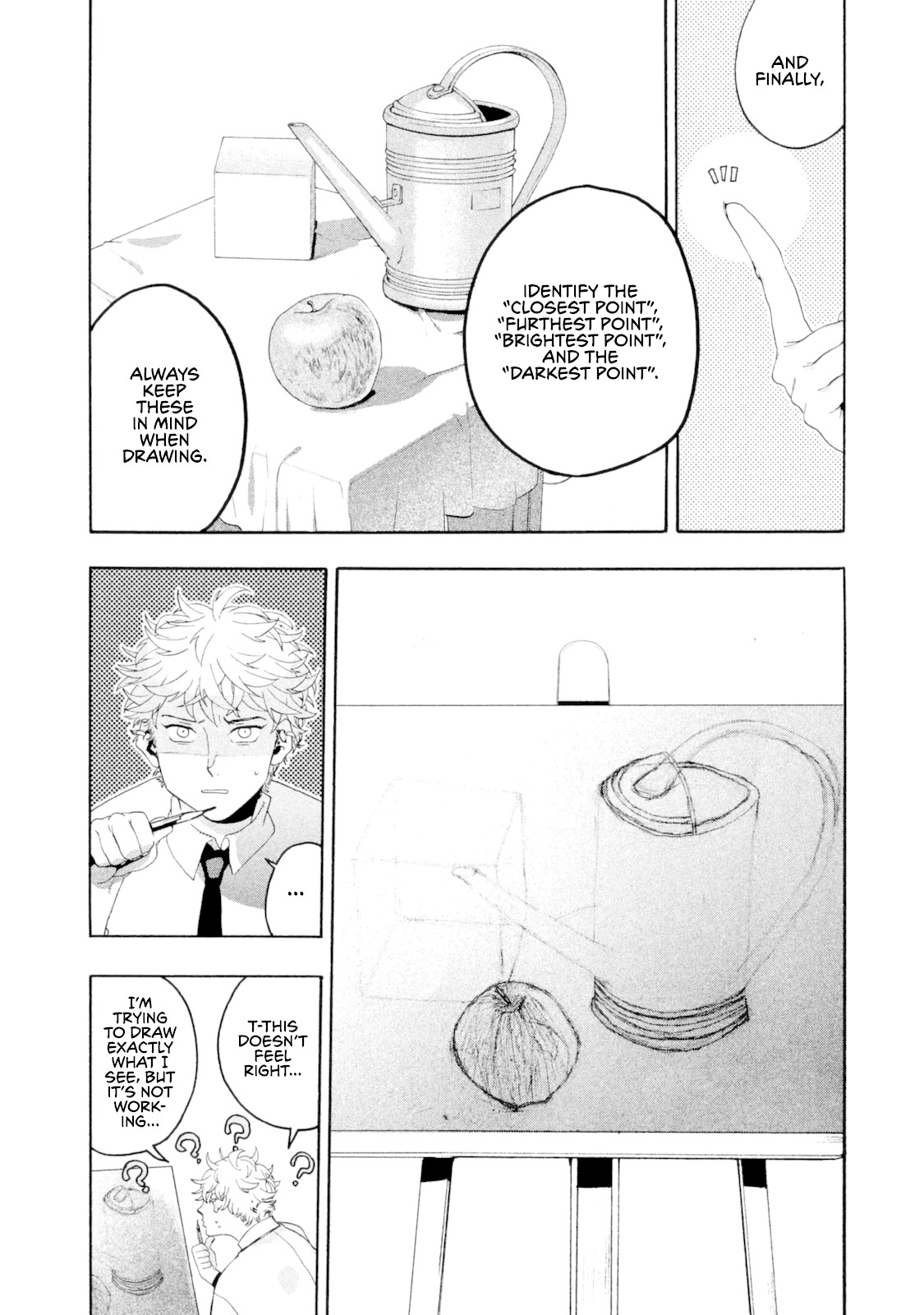 Blue Period. Chapter 3 page 18 - Chapter 3: Didn't Get Tanned in the Slightest