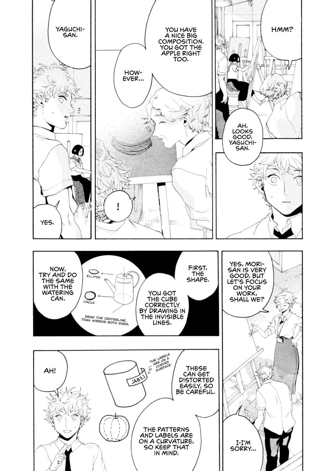 Blue Period. Chapter 3 page 22 - Chapter 3: Didn't Get Tanned in the Slightest
