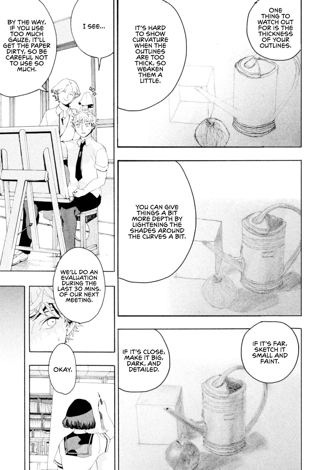 Blue Period. Chapter 3 page 23 - Chapter 3: Didn't Get Tanned in the Slightest