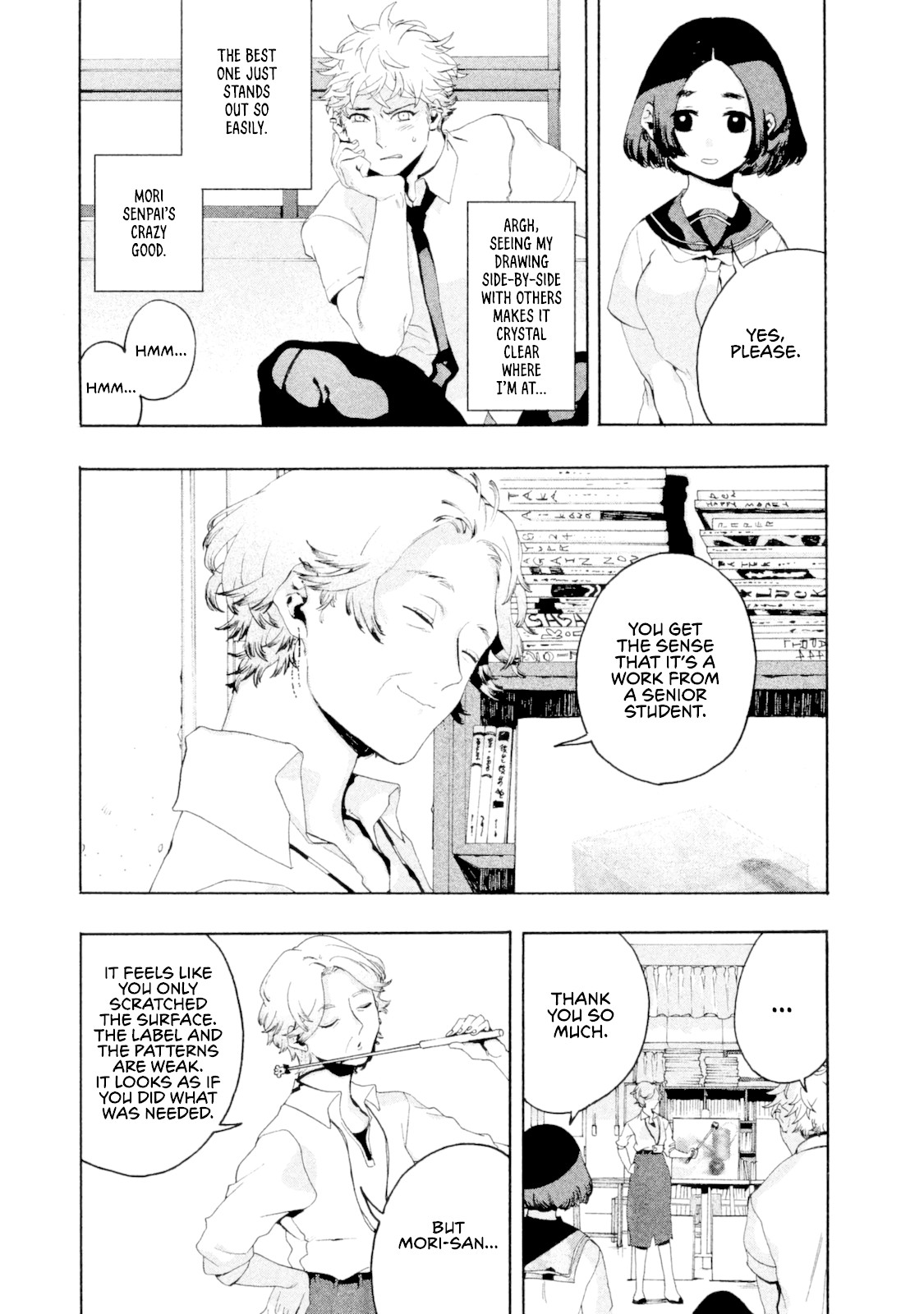 Blue Period. Chapter 3 page 27 - Chapter 3: Didn't Get Tanned in the Slightest