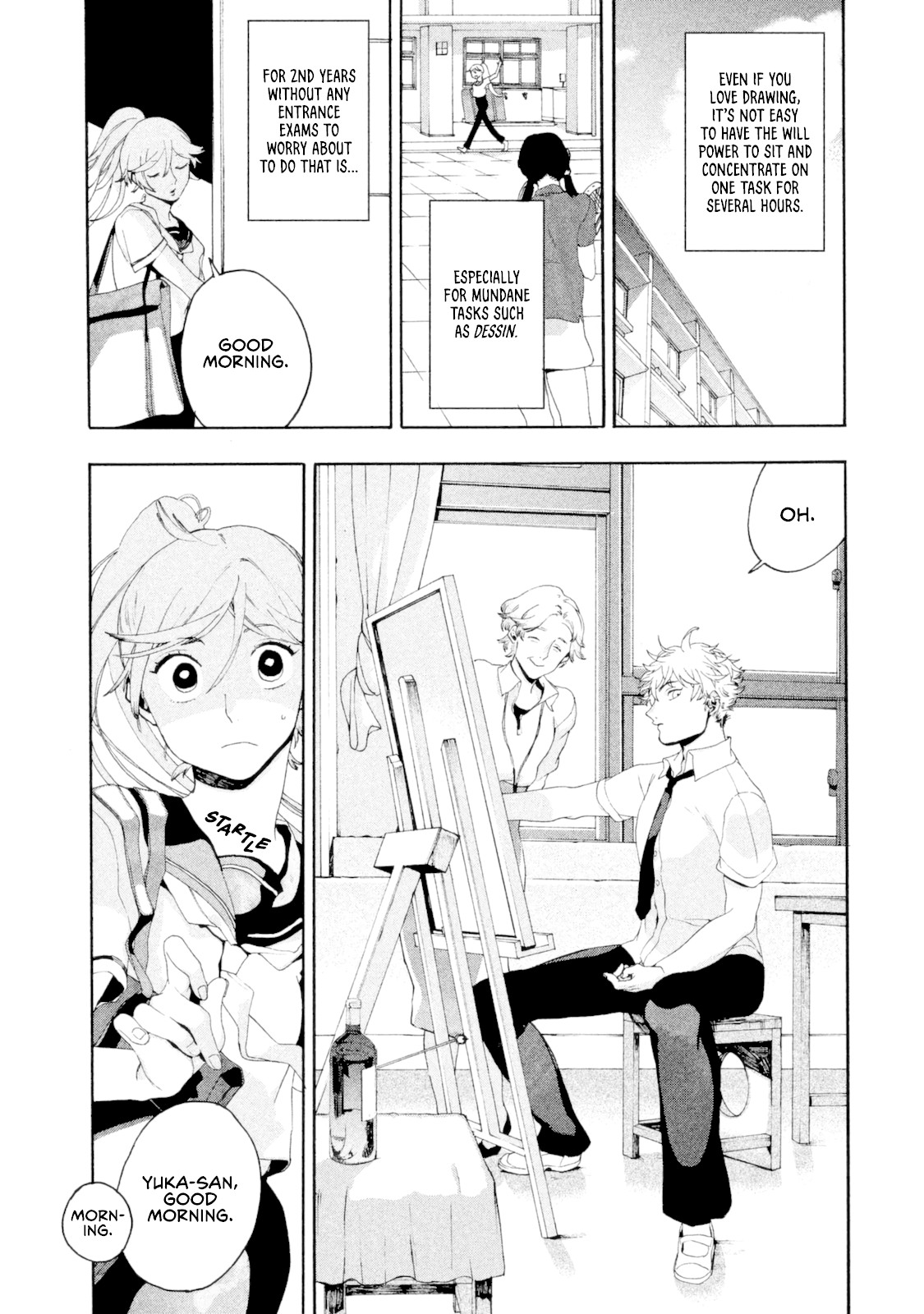 Blue Period. Chapter 3 page 34 - Chapter 3: Didn't Get Tanned in the Slightest