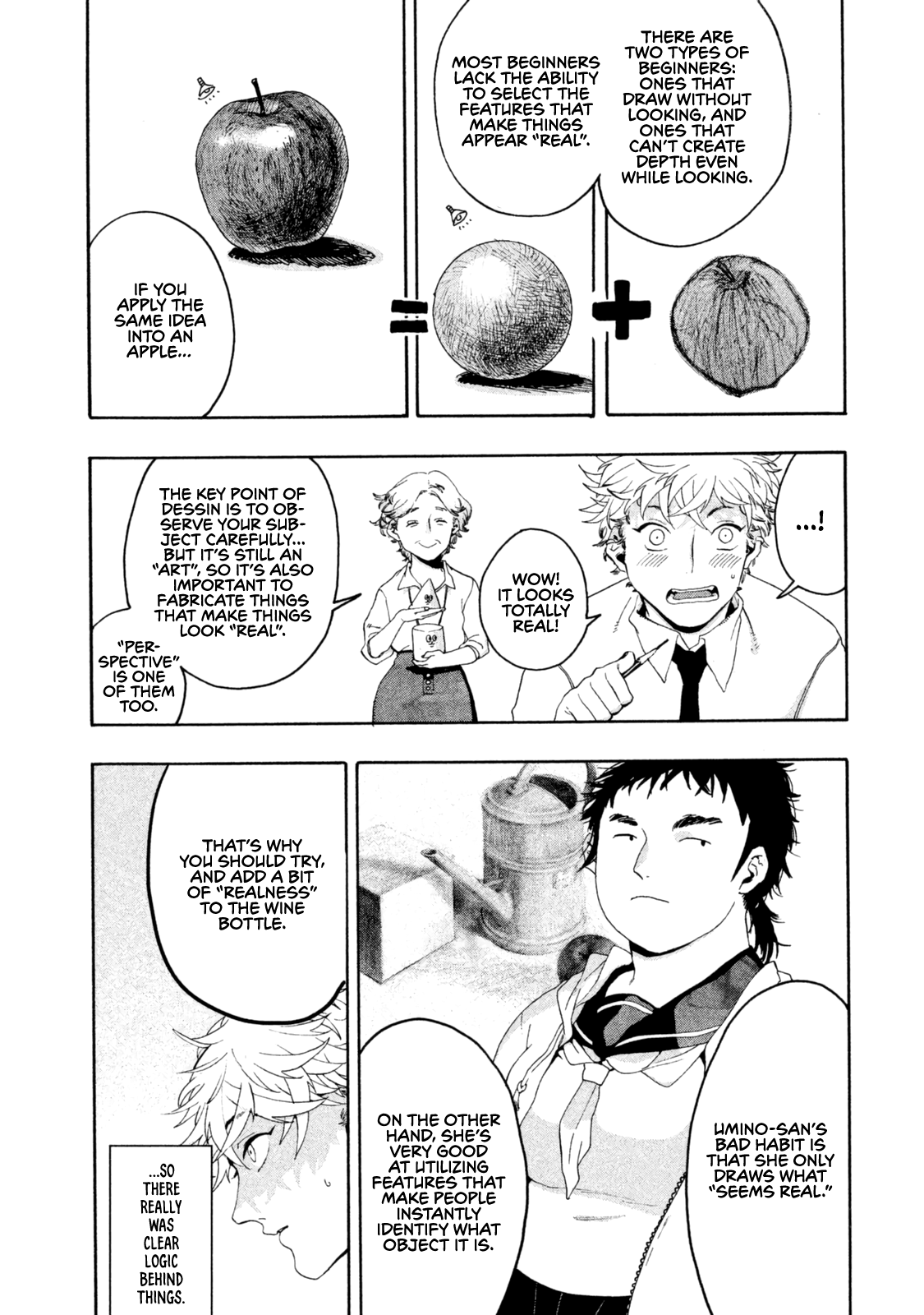 Blue Period. Chapter 3 page 38 - Chapter 3: Didn't Get Tanned in the Slightest
