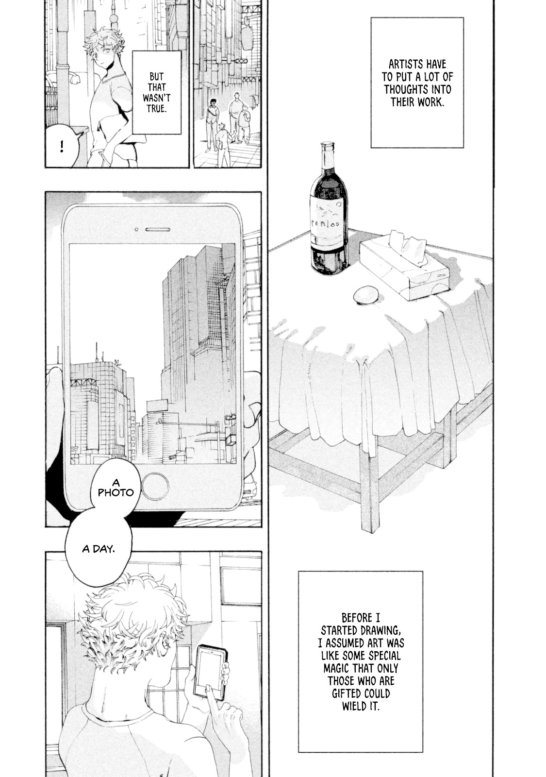 Blue Period. Chapter 3 page 39 - Chapter 3: Didn't Get Tanned in the Slightest