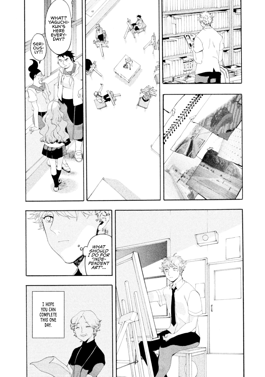Blue Period. Chapter 3 page 40 - Chapter 3: Didn't Get Tanned in the Slightest
