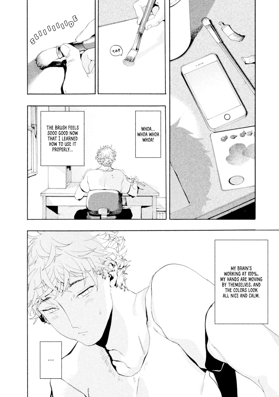 Blue Period. Chapter 3 page 42 - Chapter 3: Didn't Get Tanned in the Slightest