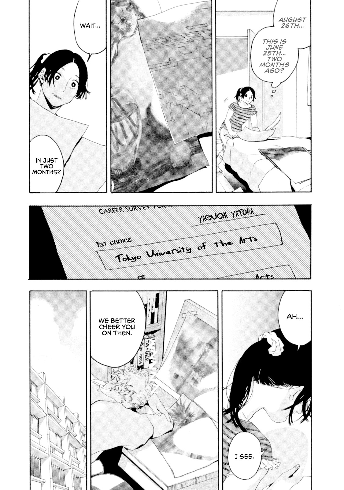 Blue Period. Chapter 3 page 46 - Chapter 3: Didn't Get Tanned in the Slightest