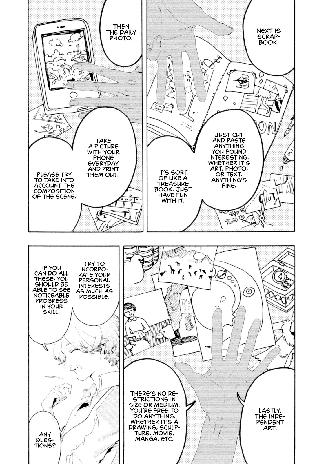 Blue Period. Chapter 3 page 9 - Chapter 3: Didn't Get Tanned in the Slightest