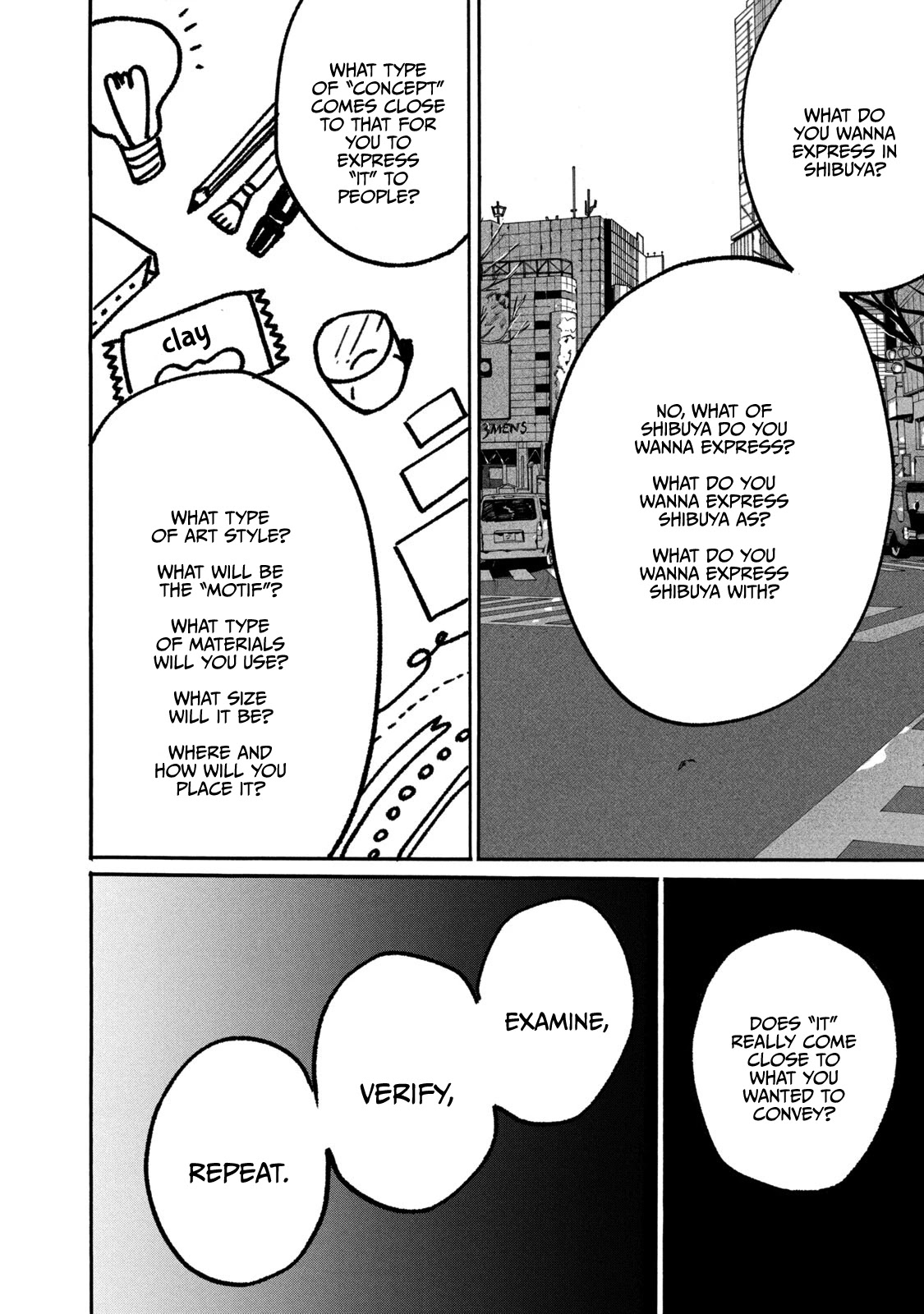 Blue Period. Chapter 31 page 14 - Chapter 31: Shibuya wasn't Built in a Day