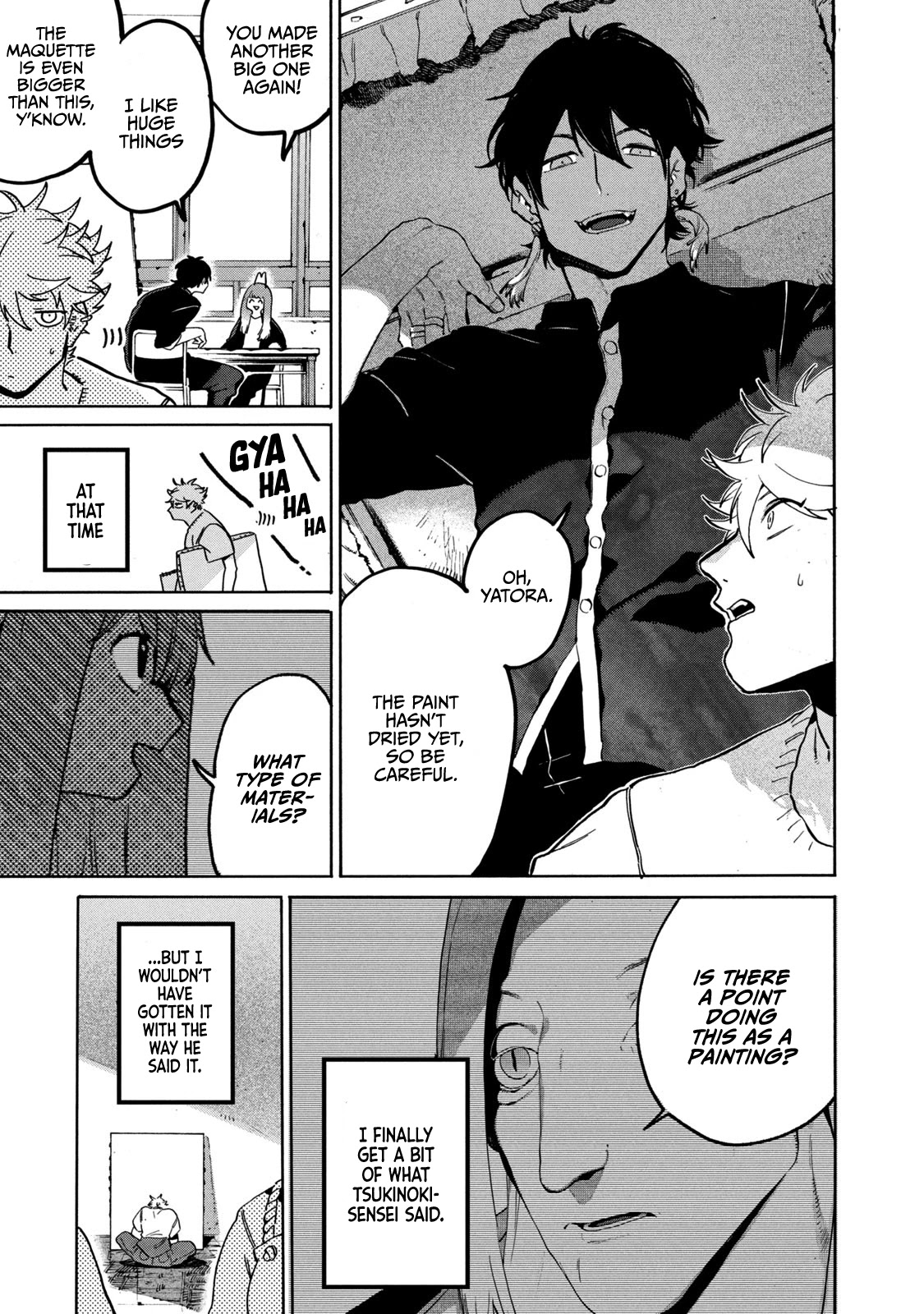 Blue Period. Chapter 31 page 17 - Chapter 31: Shibuya wasn't Built in a Day