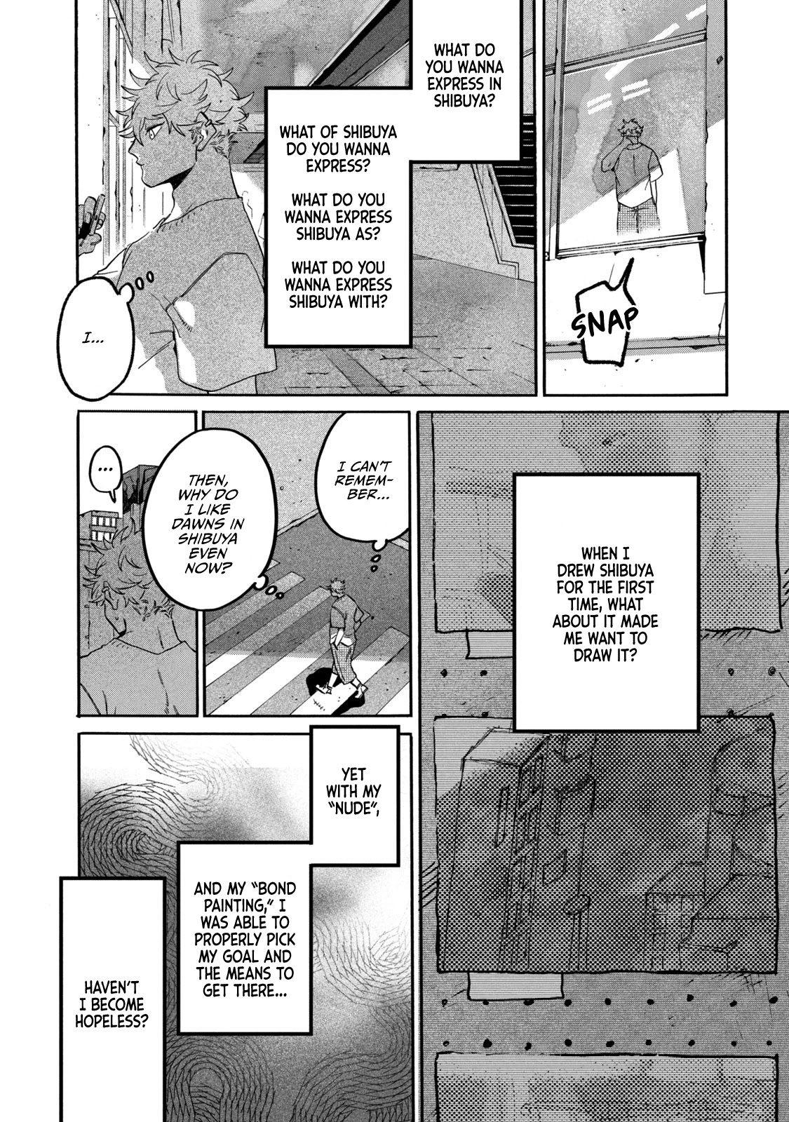 Blue Period. Chapter 31 page 22 - Chapter 31: Shibuya wasn't Built in a Day